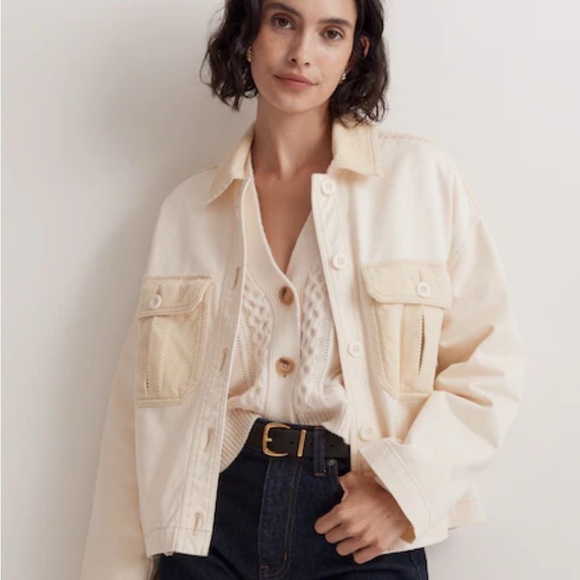 Madewell Jackets & Blazers - Madewell Chino Boxy Shirt Jacket